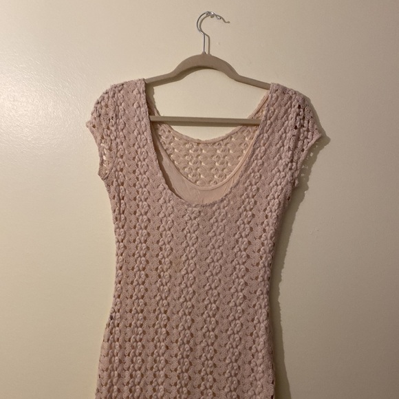 Free People Body icon beautiful cream mini dress . Size S - Picture 6 of 13